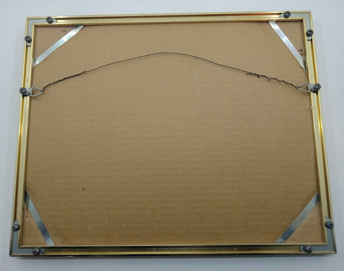 1976 Original Watercolour Winter House Scene Painting Signed Sherwin Art