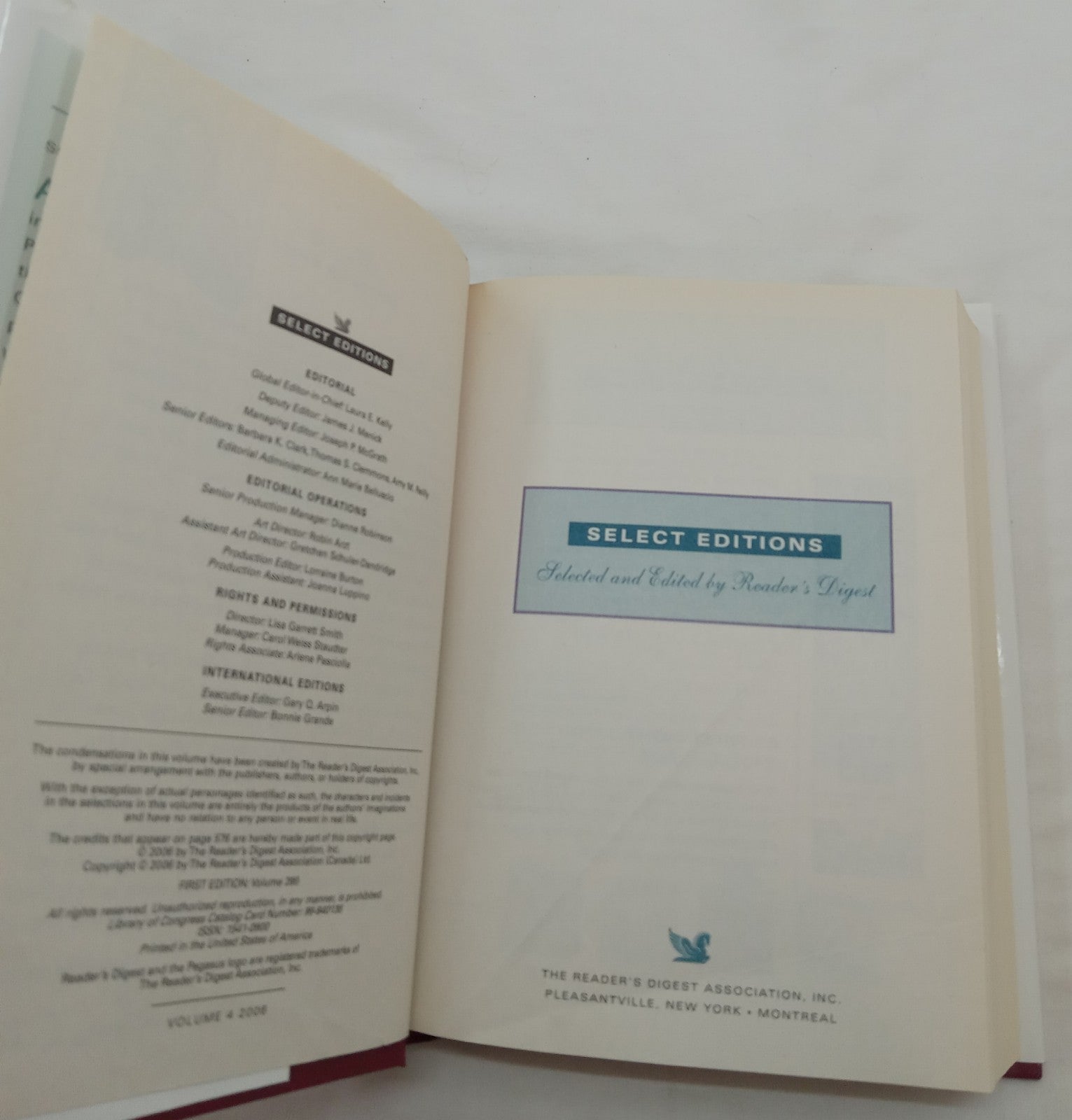 RD Sel Ed 1st Ed HC w/DJ Vol 4 2008 | Vtg NM Condensed Anthology Best Fiction