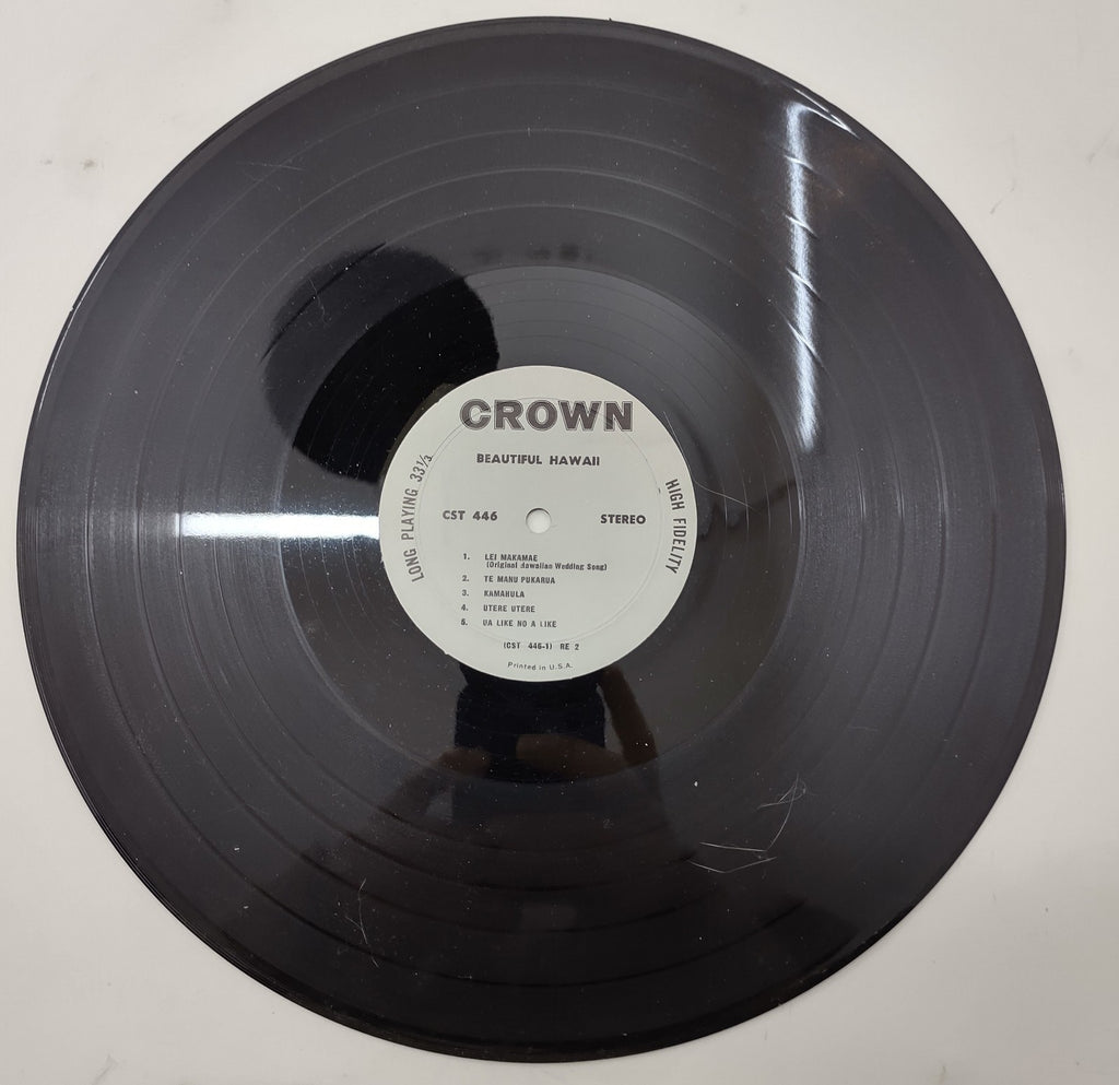 The Polynesians – Beautiful Hawaii Vinyl LP Crown Records Exotica Tiki