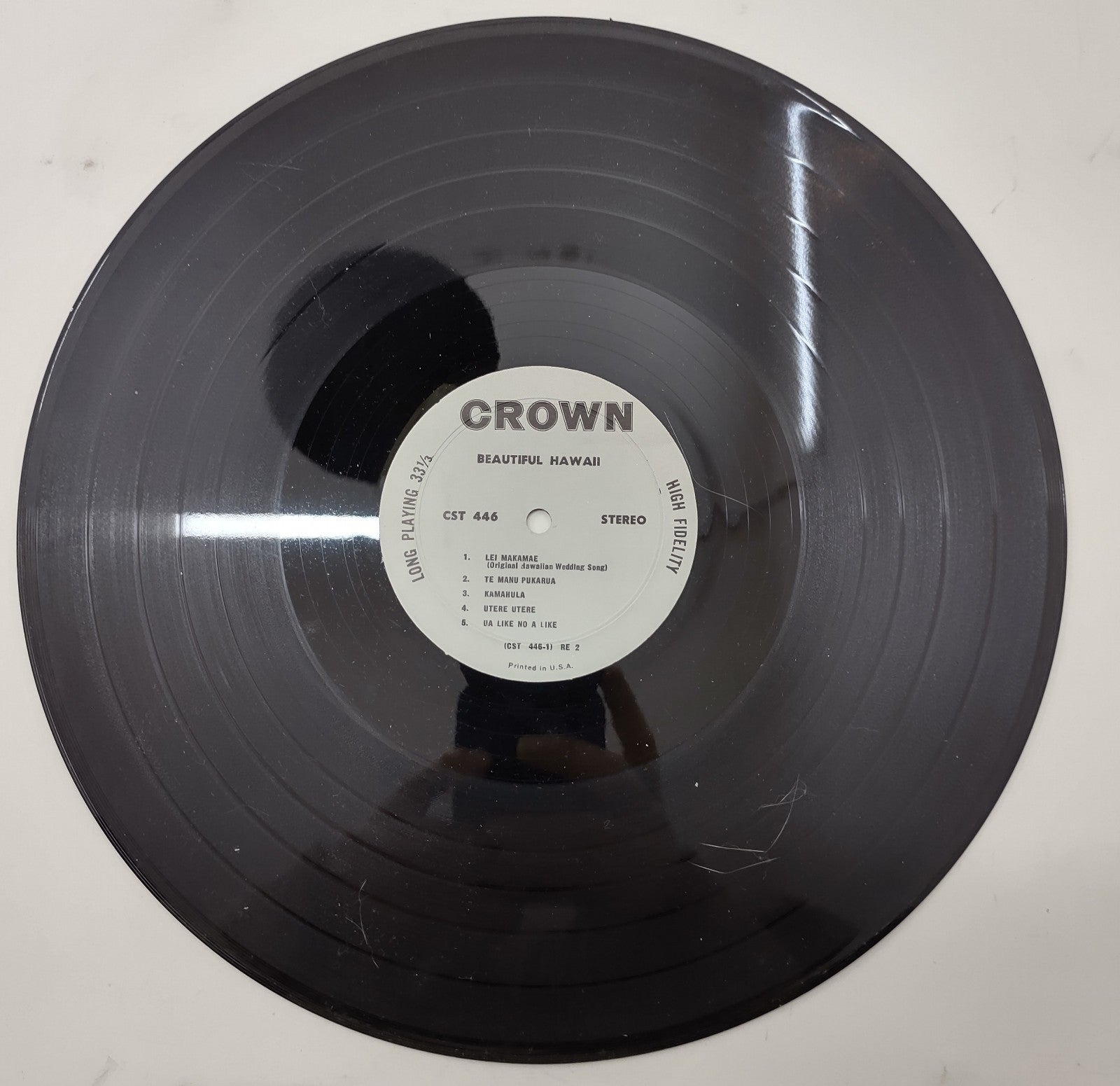 The Polynesians – Beautiful Hawaii Vinyl LP Crown Records Exotica Tiki