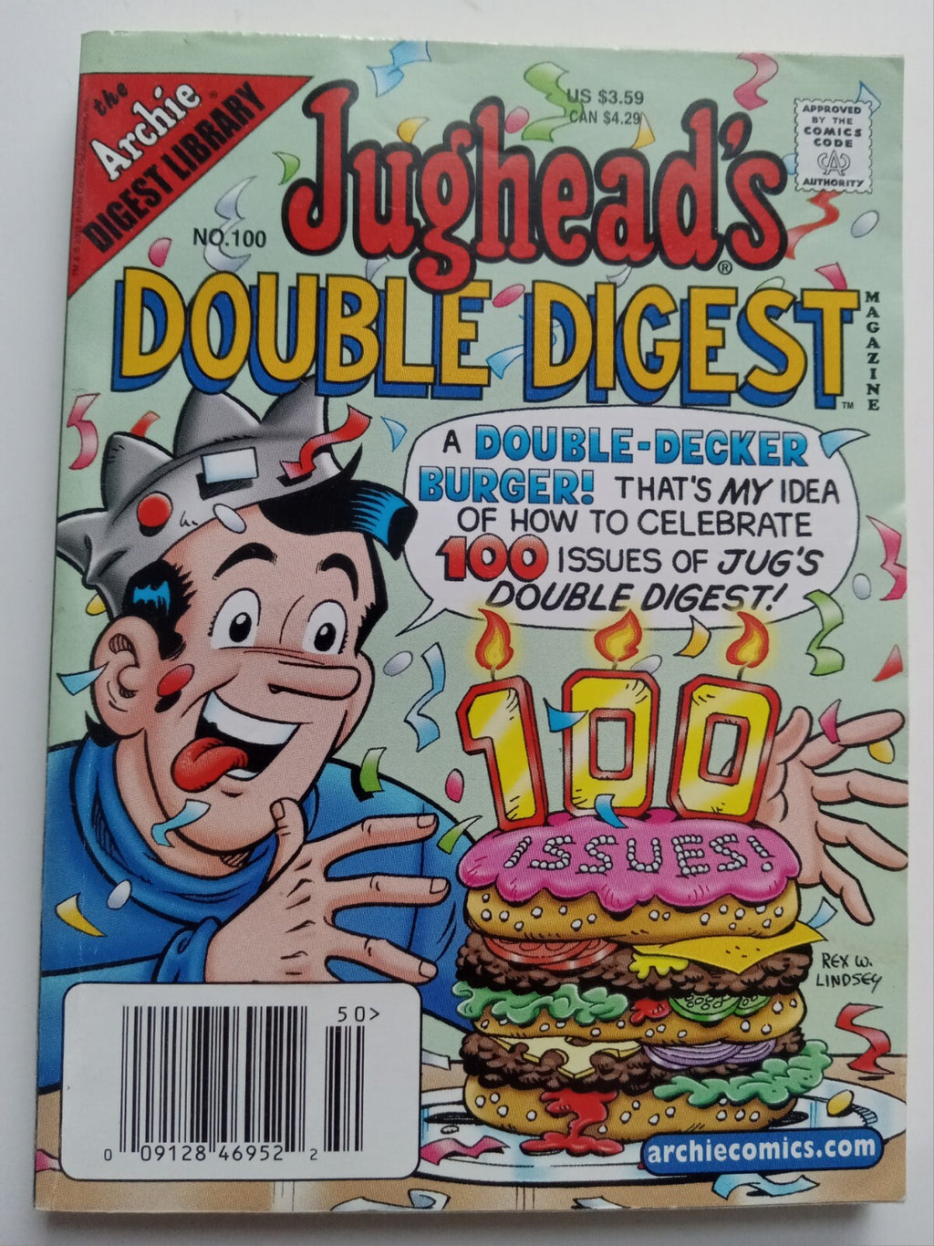 Archie Digest Magazine #100 – Jughead Double Digest Collection (2015)