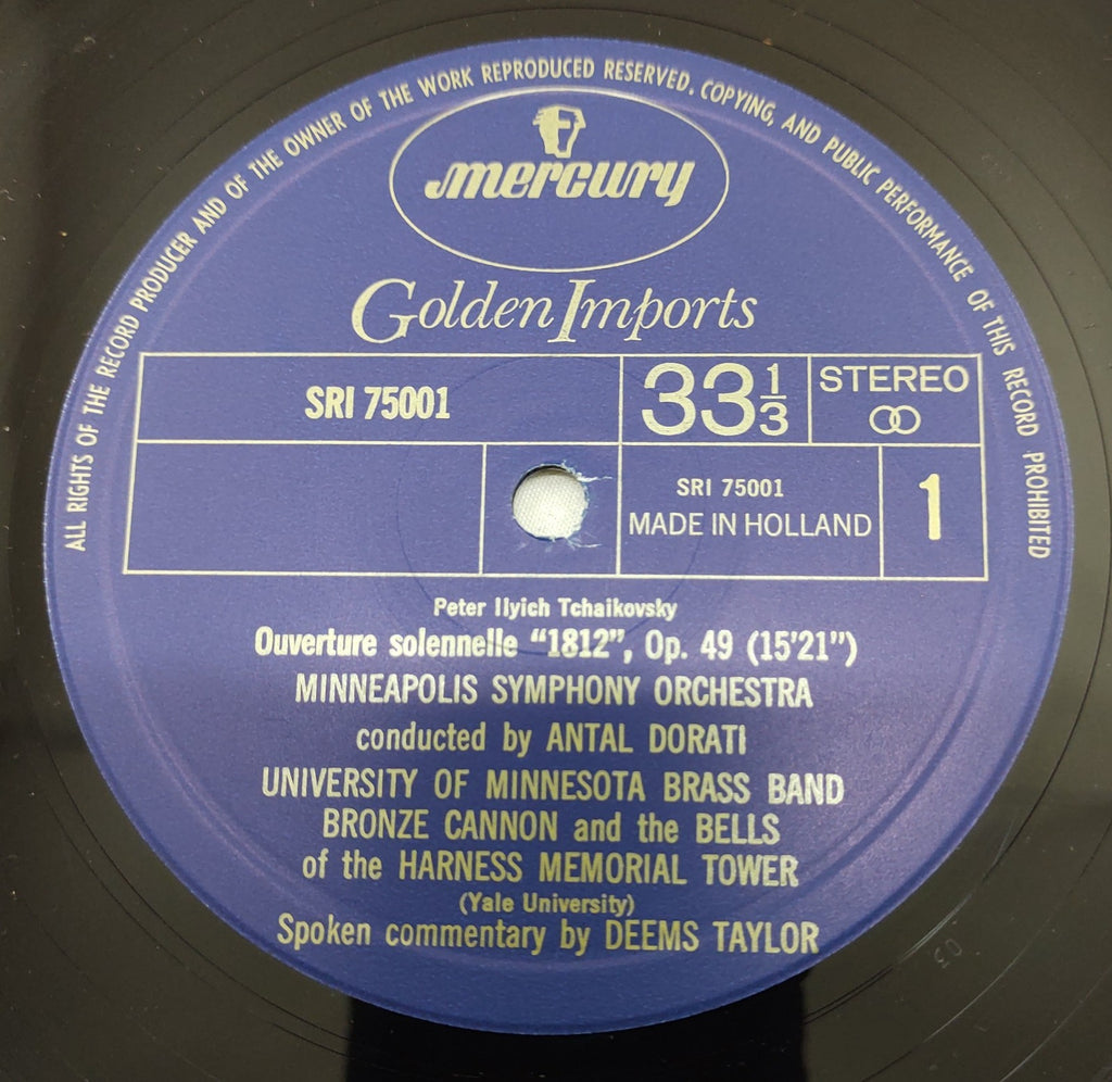 Tchaikovsky – 1812 Overture Dorati Mercury Golden Imports SRI 75001 LP