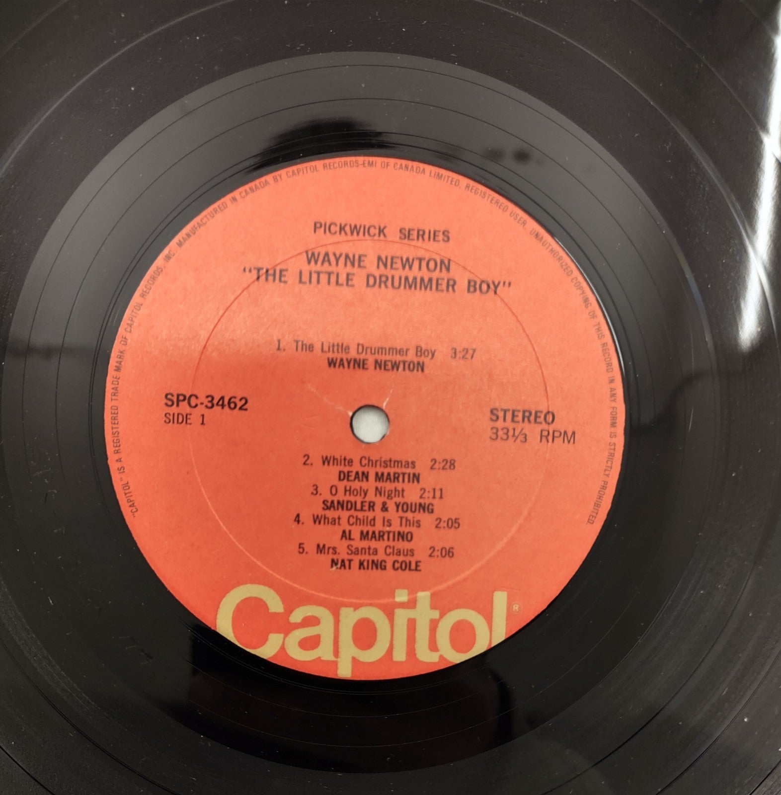 Wayne Newton - The Little Drummer Boy LP Pickwick SPC-3462 Canada Stereo