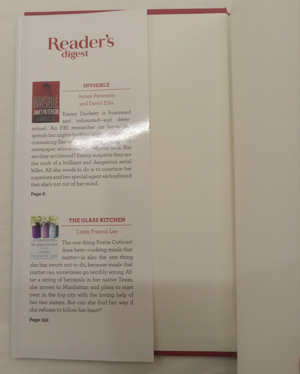 Reader's Digest 4 Books in 1 Vol 1 2015 HC 1st Ed w/ Dust Jacket NM