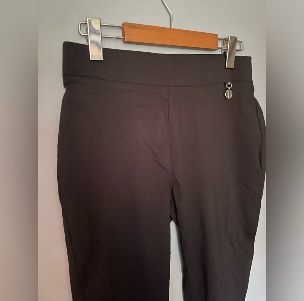 Tommy Hilfiger Black Pull-On Dress Pants Size 6 – Women's Office Slacks