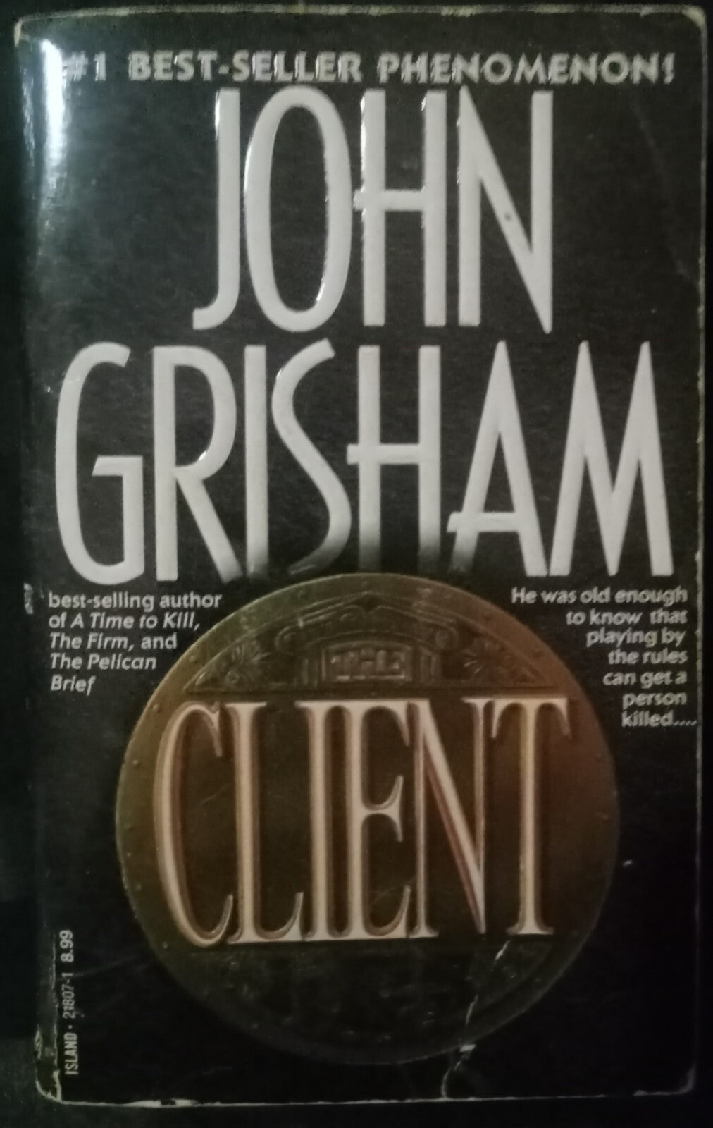 The Client by John Grisham – Legal Thriller – Paperback