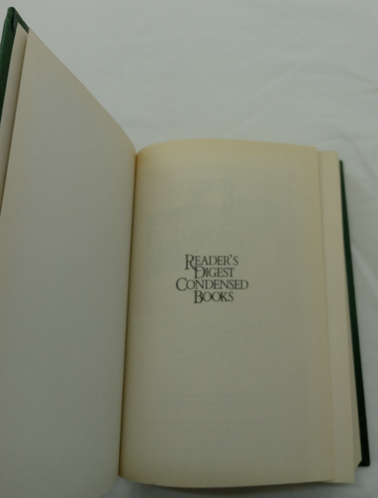 1990 Reader's Digest Condensed 1st Ed HC Leather Gilt Vtg NM Anthology