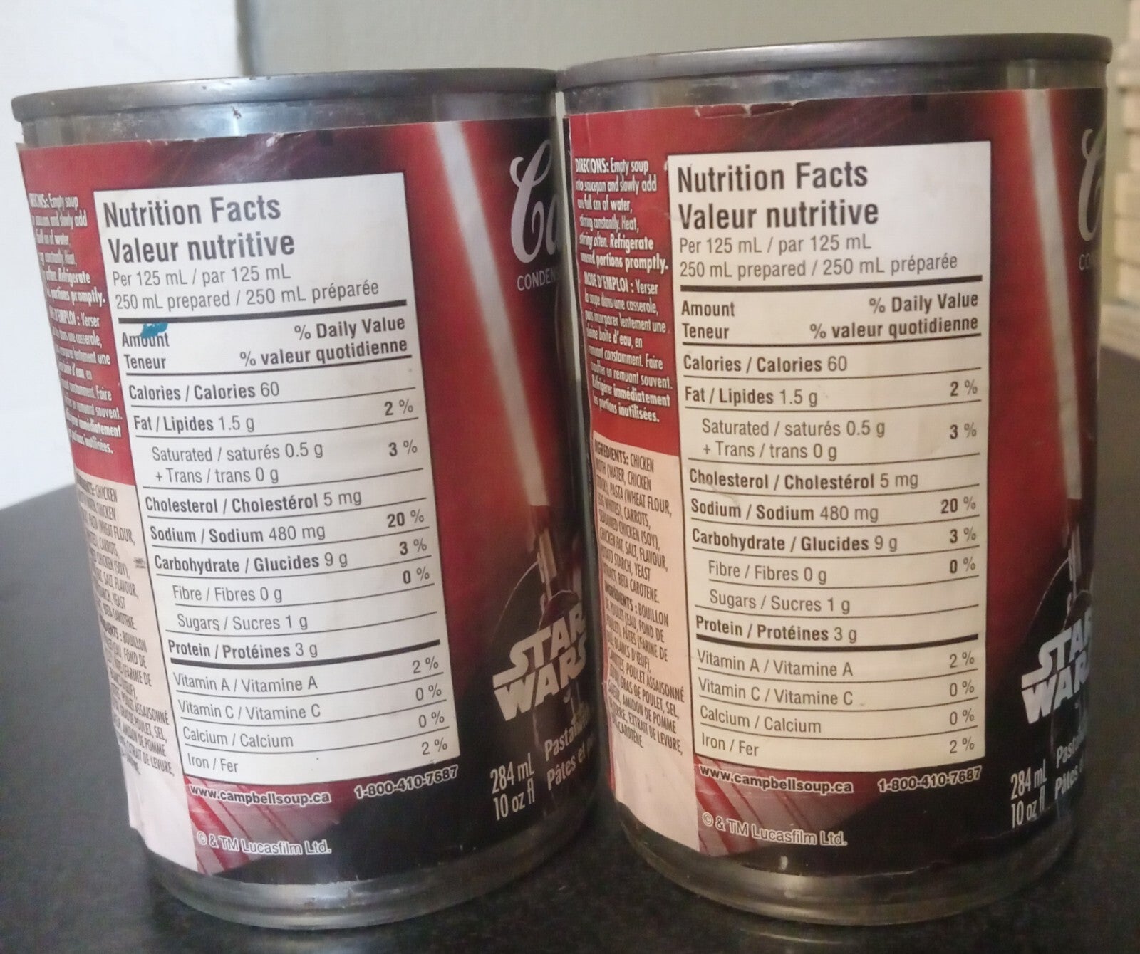 2019 Limited Edition – Star Wars Darth Vader Campbell Soup Can 10 oz