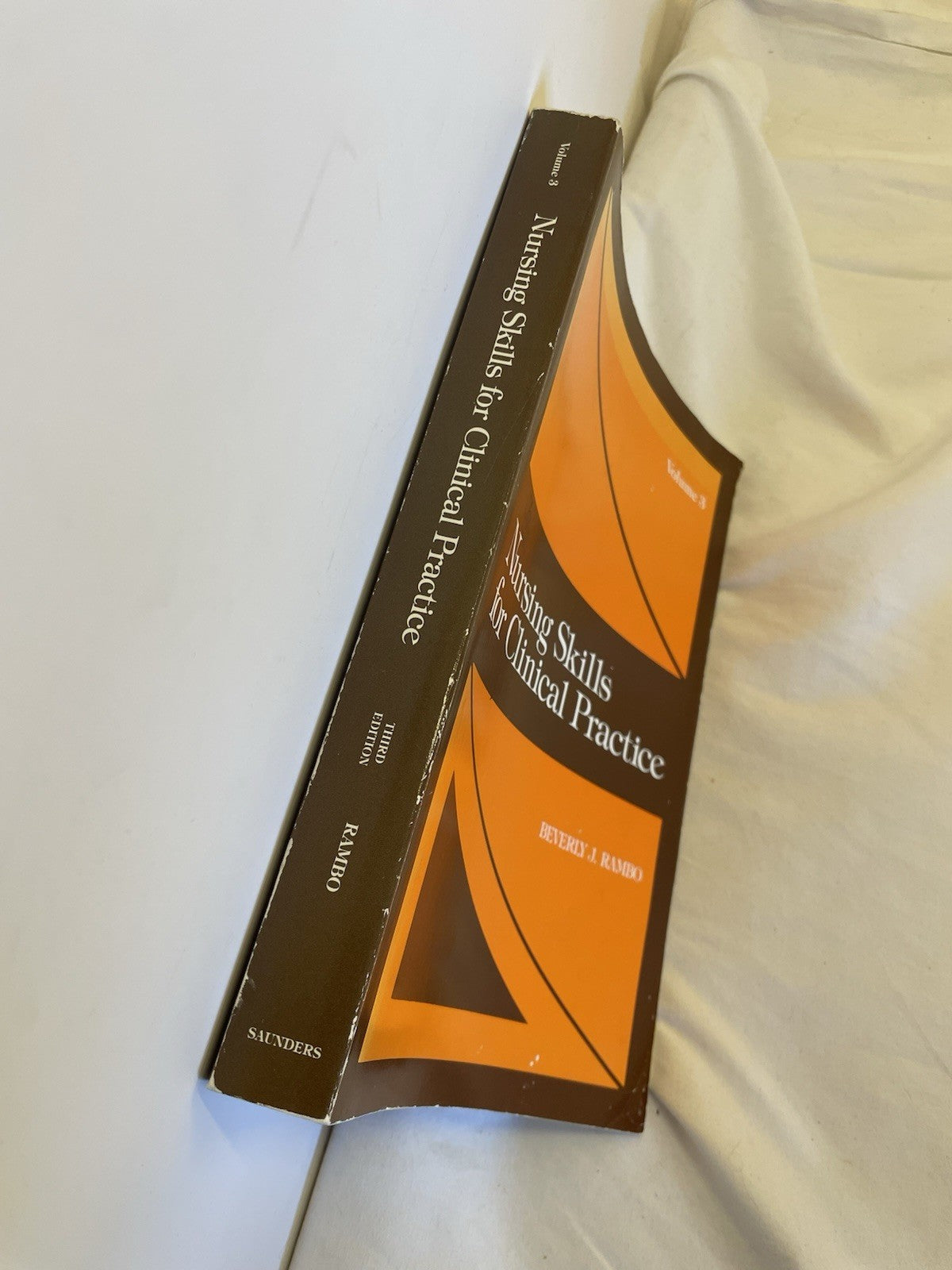 Nursing Skills Vol 3 HC Beverly Rambo 1982 Vtg Textbook Student RN Med