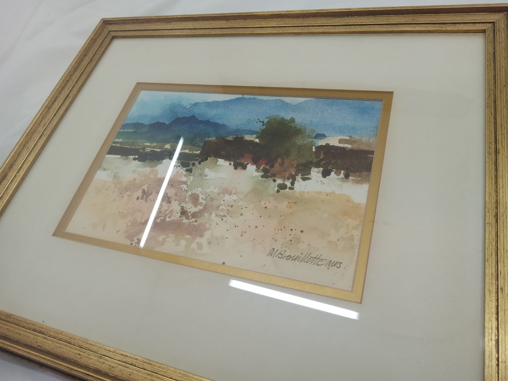 Maureen Brouillette Original Watercolour Painting – Fine Collectible Art Signed