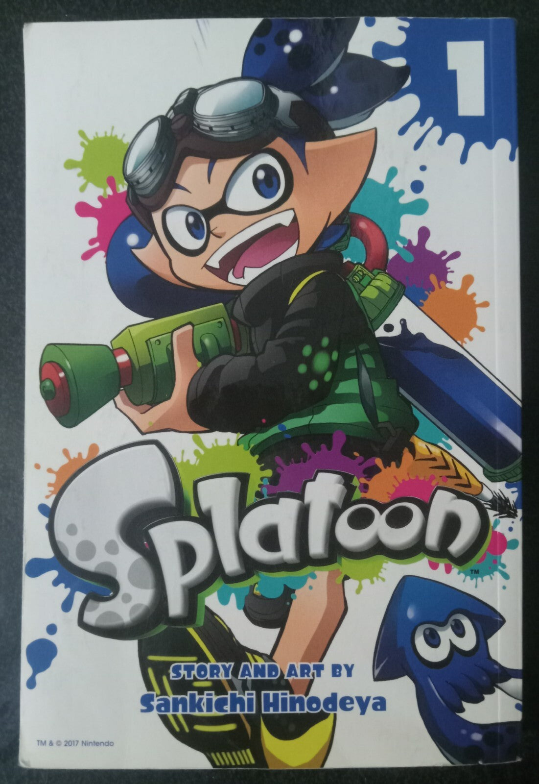 Splatoon Vol 1 by Sankichi Hinodeya – 2017 Viz Manga PB VG+