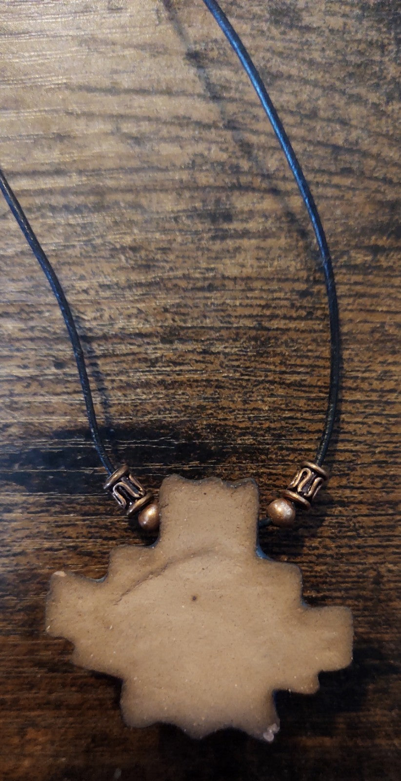 Artisan Necklace POTTERY NECKLACE MEASURES 17.5"