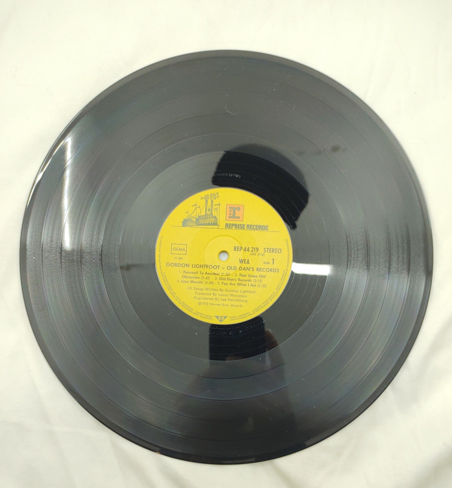 Gordon Lightfoot - Old Dan's Records (1972) Reprise MS 2116 Vinyl LP Album Folk