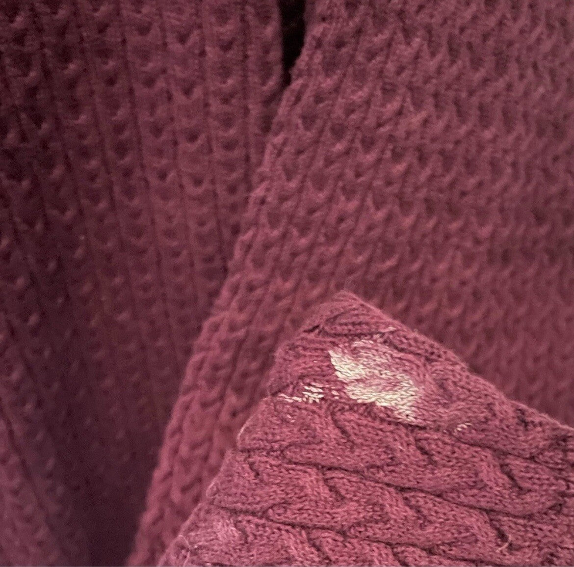 Vintage Bobby Jones Golf Sweater Purple Knit Long Sleeve Pullover Size Large