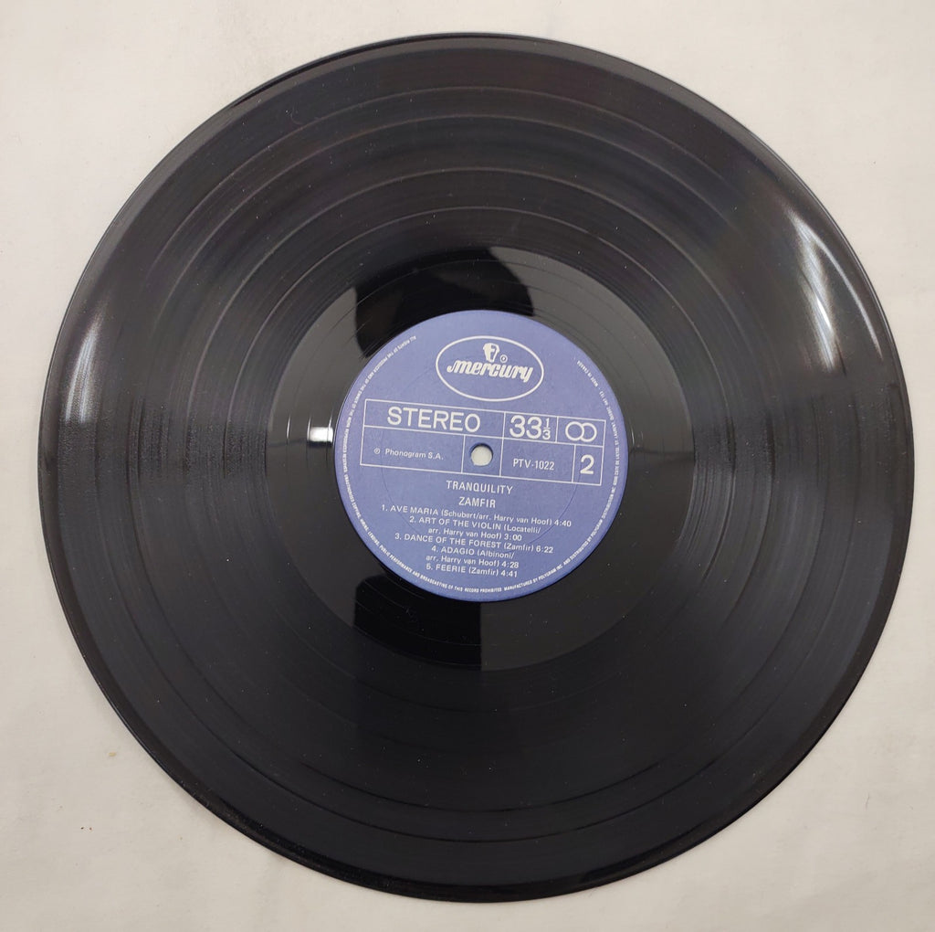 Zamfir - Tranquility LP Mercury PTV-1022 Europe Stereo Blue Label Pan Flute