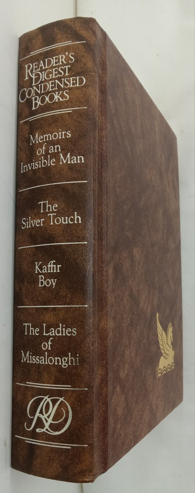 1988 Reader's Digest Condensed 1st Ed HC Leather Gilt Vtg NM Fiction