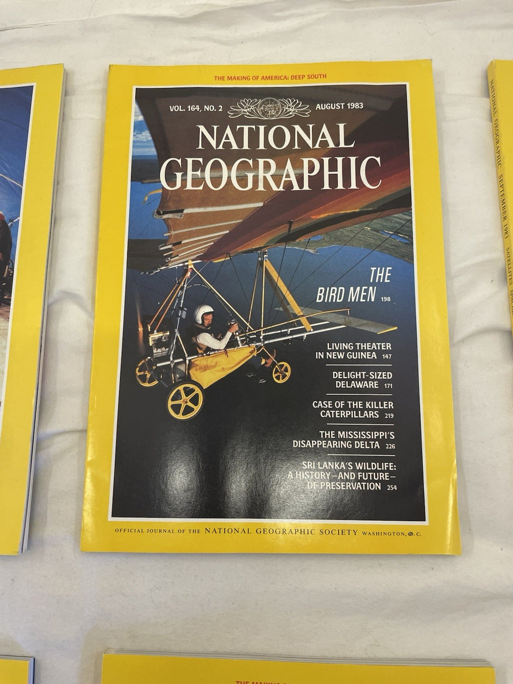 Nat Geo Mags Jul–Dec 1983 Vtg Slipcvr Wildlife Set Decor Atlas Nature
