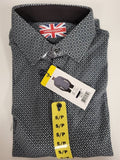Modern English Shirt NWT Men’s Small Black Grey Pattern Button Up