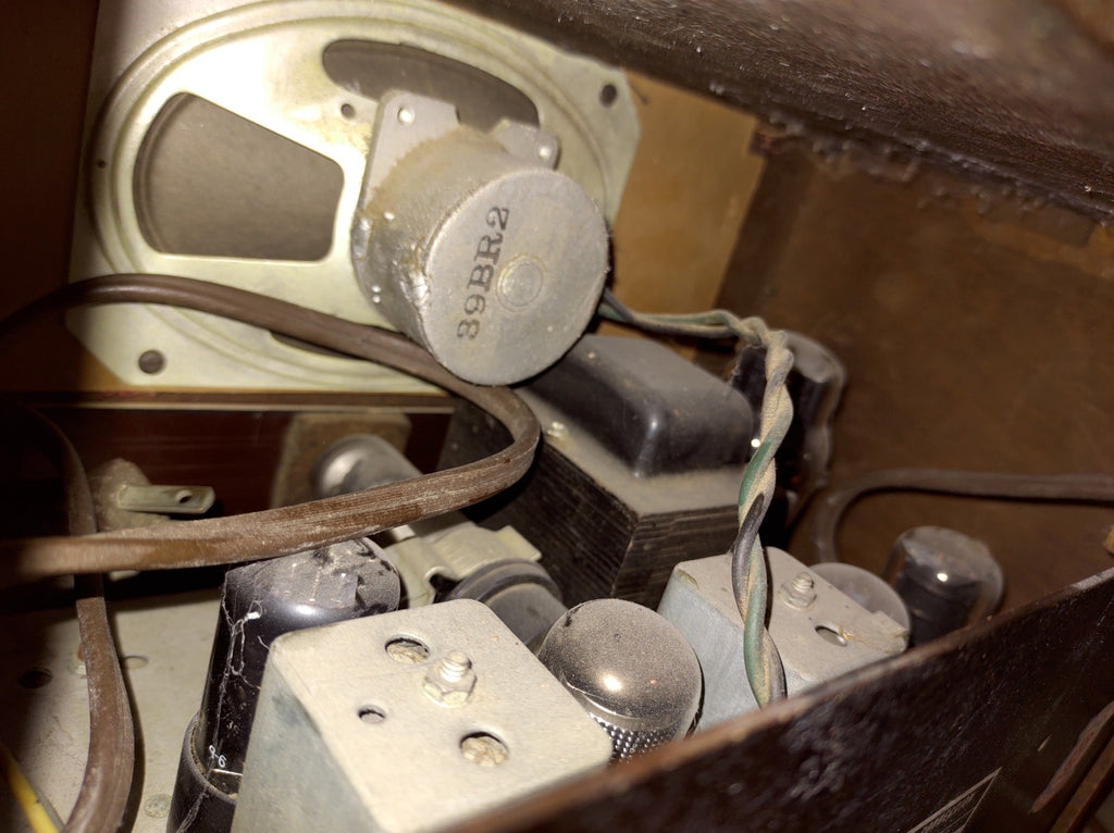 Sparton 6148 Viso-Glo AM/SW Tube Radio (1946) Expert Restored, Green Tuning Eye