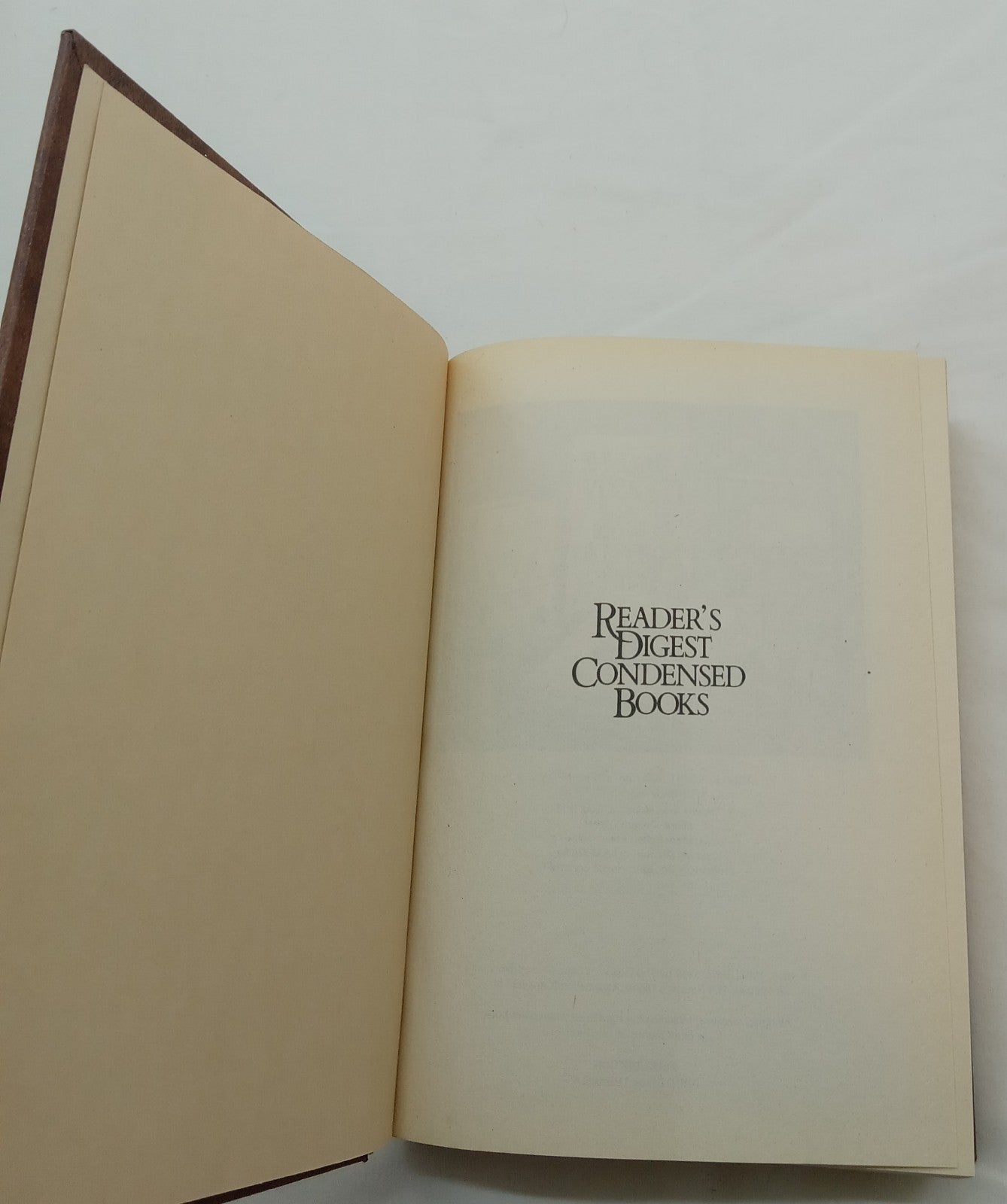 1989 Reader's Digest Condensed 1st Ed HC Leather Gilt Vtg NM Classic