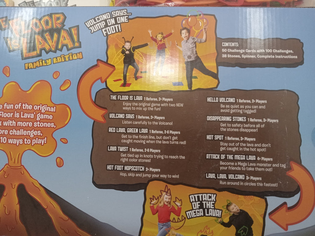 The Floor Is Lava Family Edition Game – Interactive Toy for Kids & Family Fun