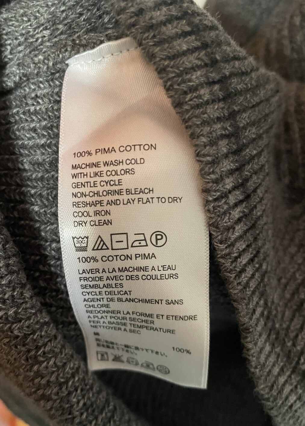 Tommy Bahama Charcoal Gray Textured Sweater Men's Size Large Knit Top