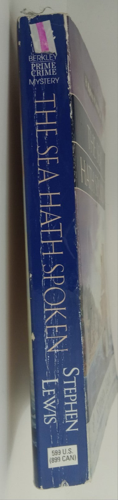 The Sea Hath Spoken by Stephen Lewis – VG+ Maritime Adventure Rare Novel