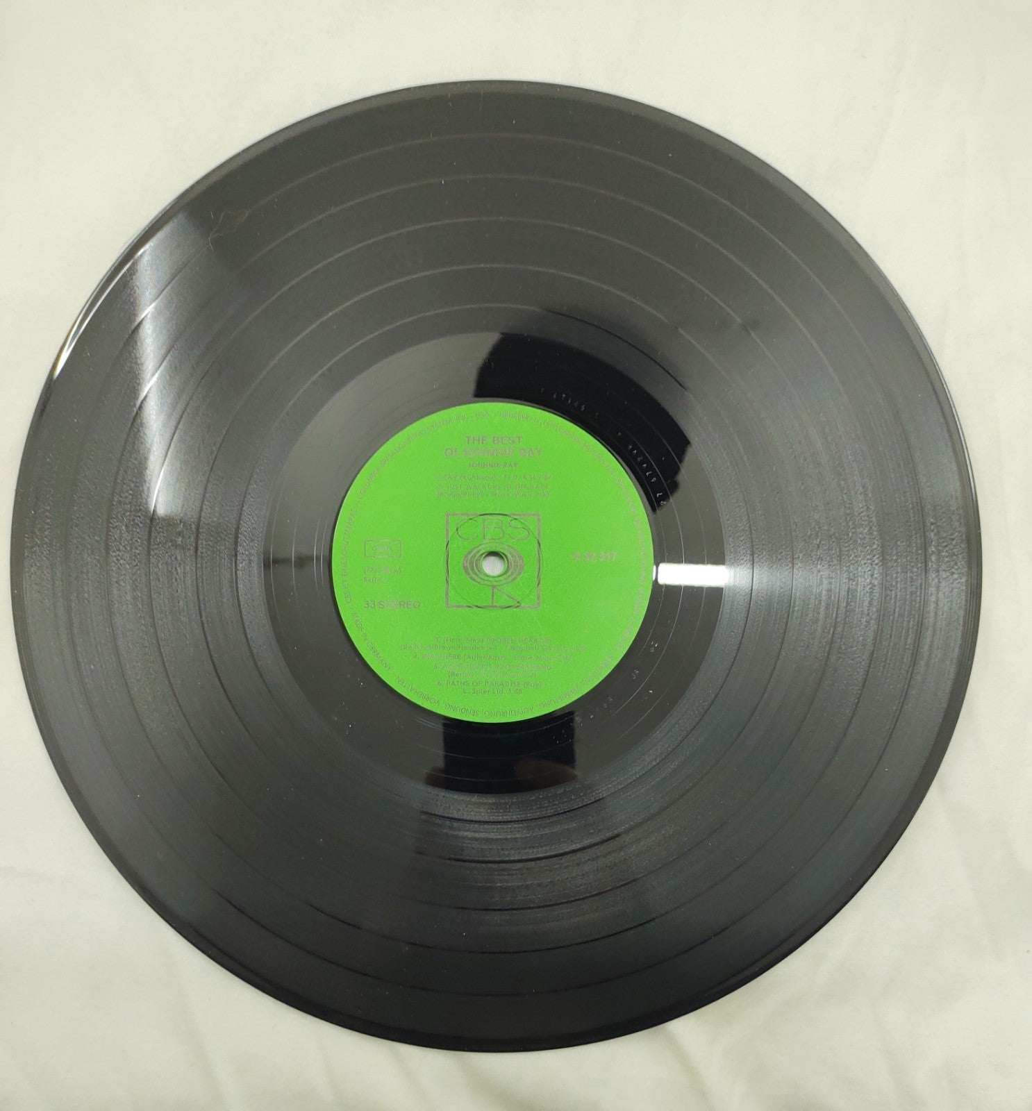 Johnnie Ray's Greatest Hits LP Vinyl Record CBS S 52317