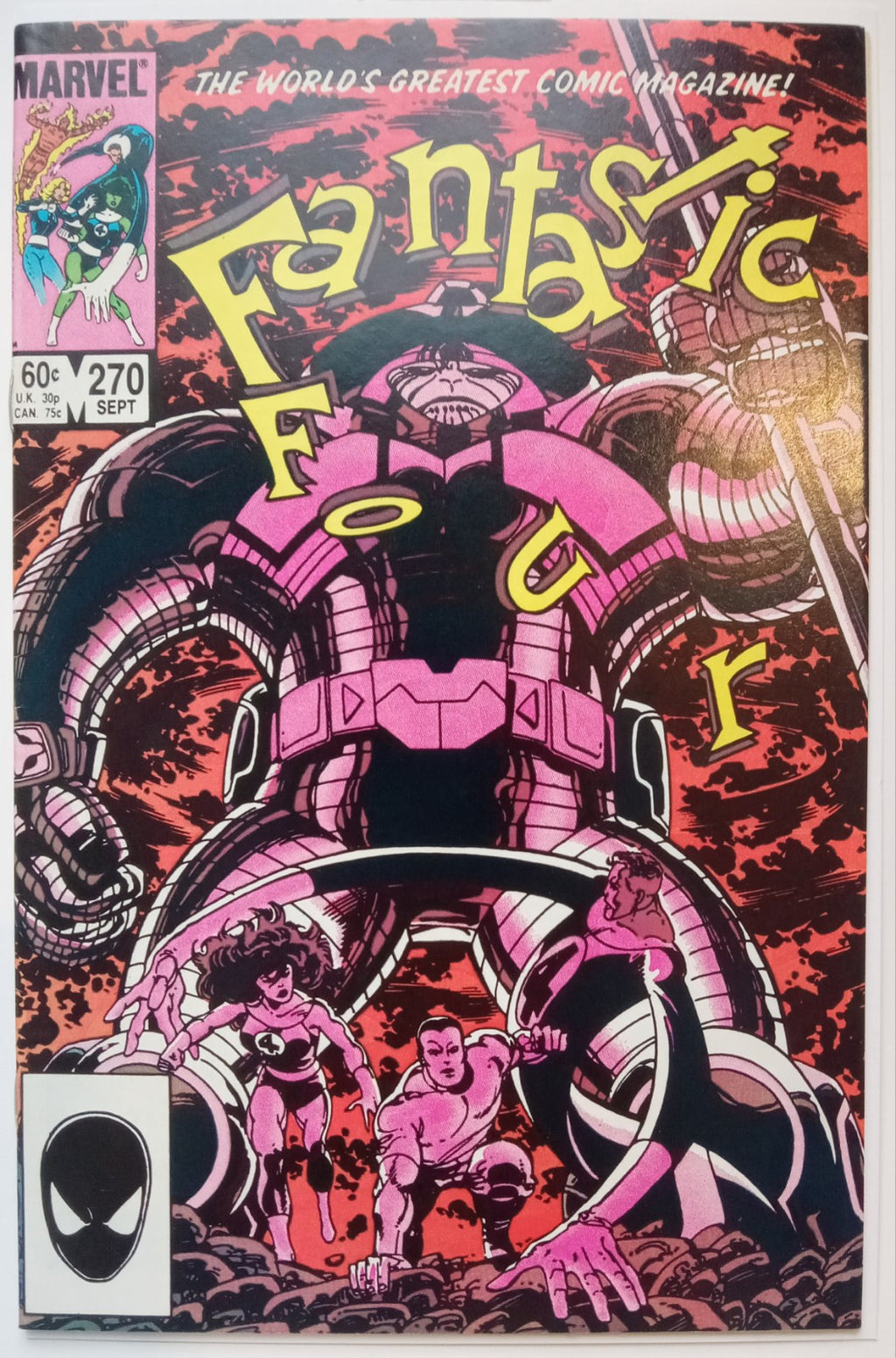 Marvel #270 Fantastic Four High Grade Comic Book Bagged and Boarded Condition