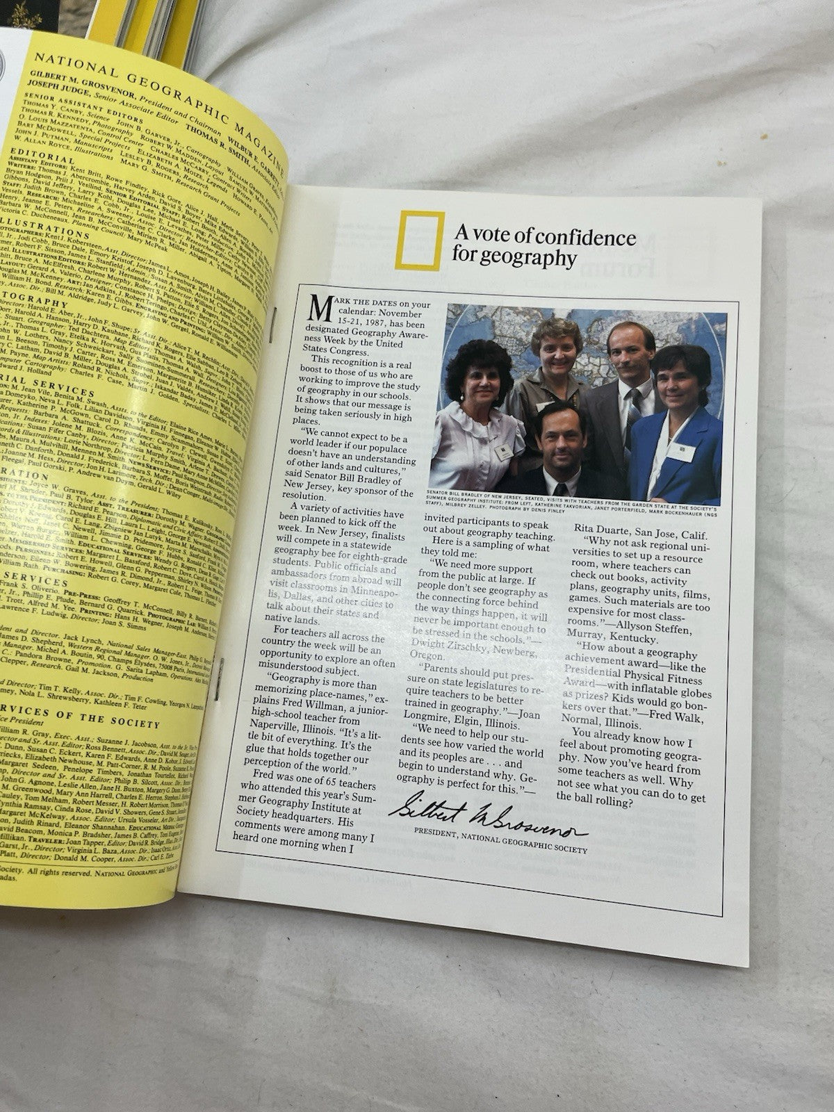 Nat Geo Mags Jul–Dec 1987 Vtg Slipcvr Set Wildlife World Decor Nature