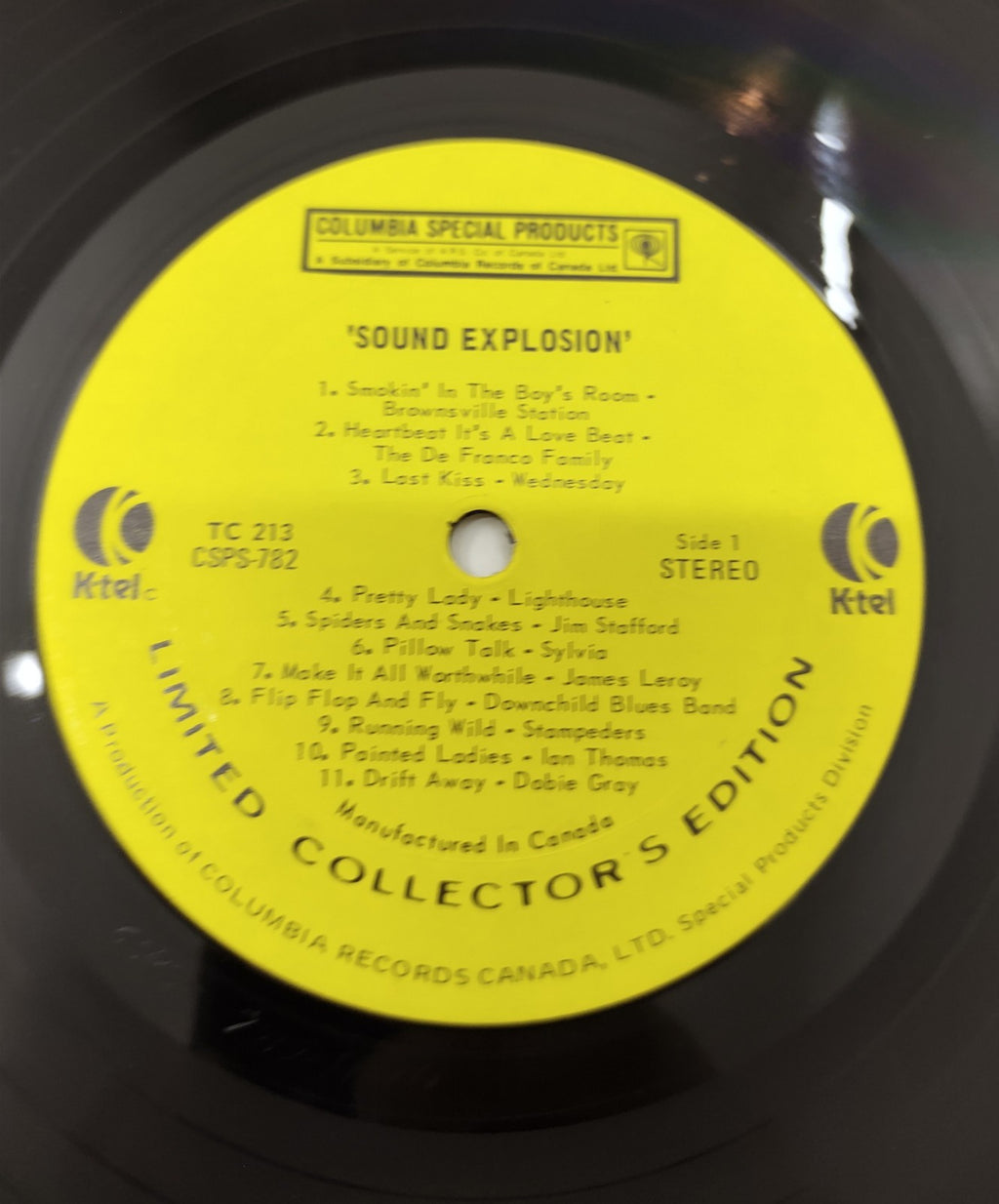 Sound Explosion (1973) Vinyl LP – 22 Original Hits & Stars Pop Rock