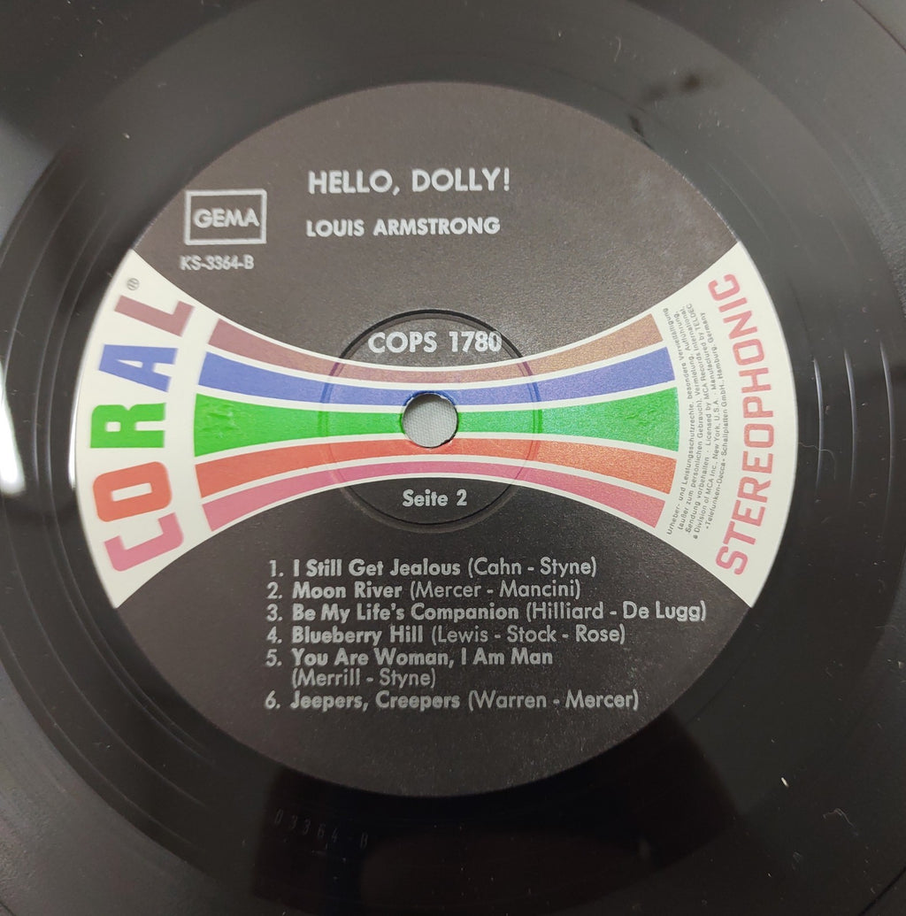 Louis Armstrong – Hello, Dolly! Coral KS-3364 Stereo LP Vinyl Record VG
