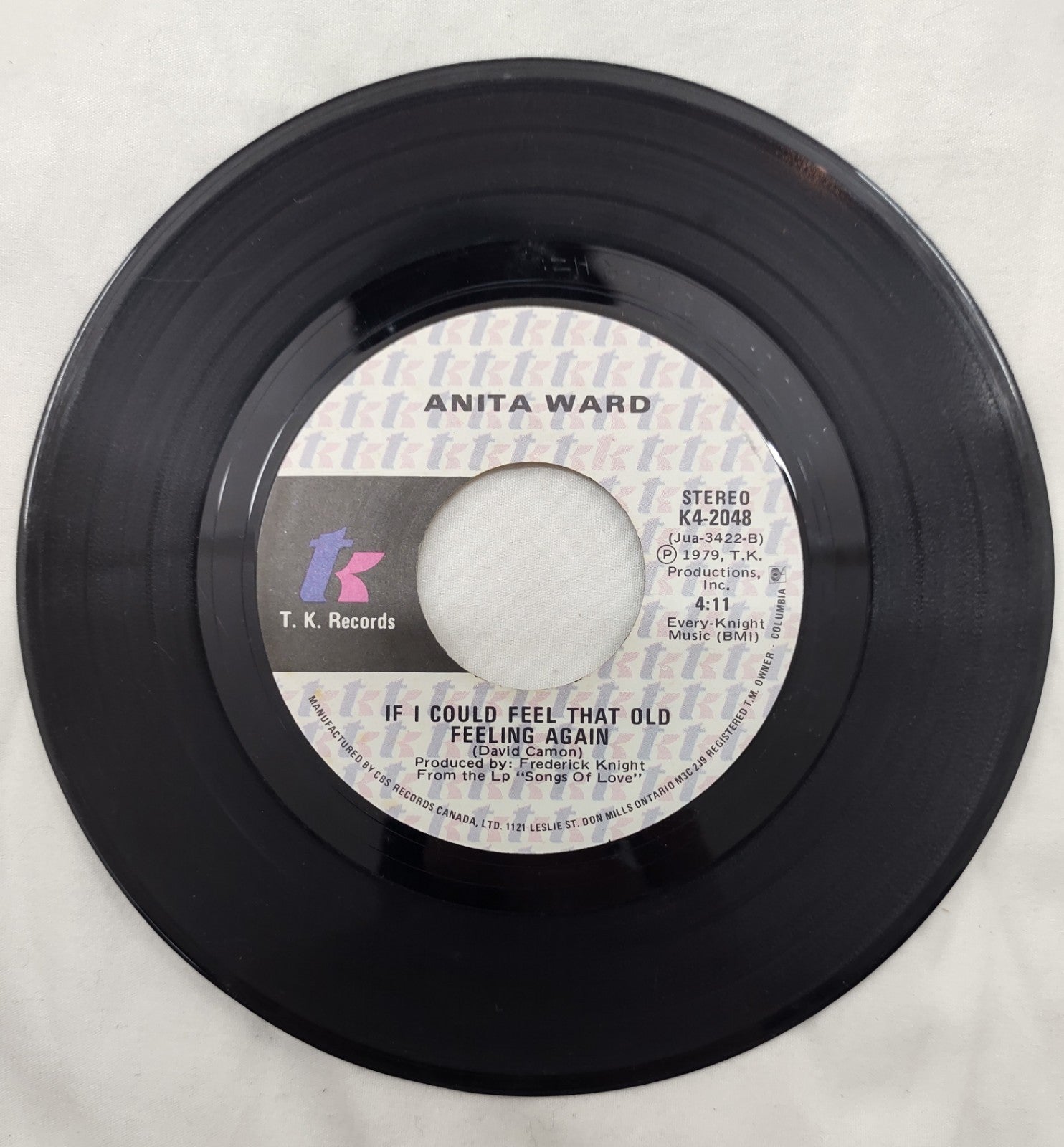 Anita Ward – Ring My Bell 7” TK K4-2048 Canada 1979 Disco