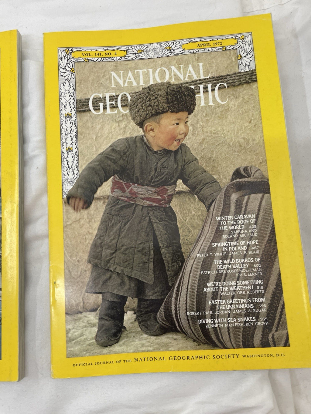 Nat Geo Jan–Jun 1972 Slipcover Lot | Science, Adventure, Earth Series