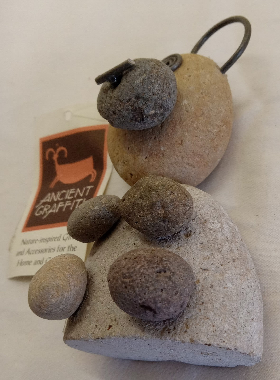 Rock Bear Art Statue – Handcrafted Stone Sculpture for Unique Home Decor