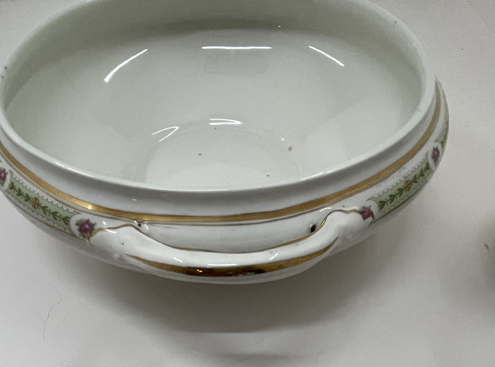 Antique Johnson Brothers Soup Tureen Ironstone with Matching Ladle White