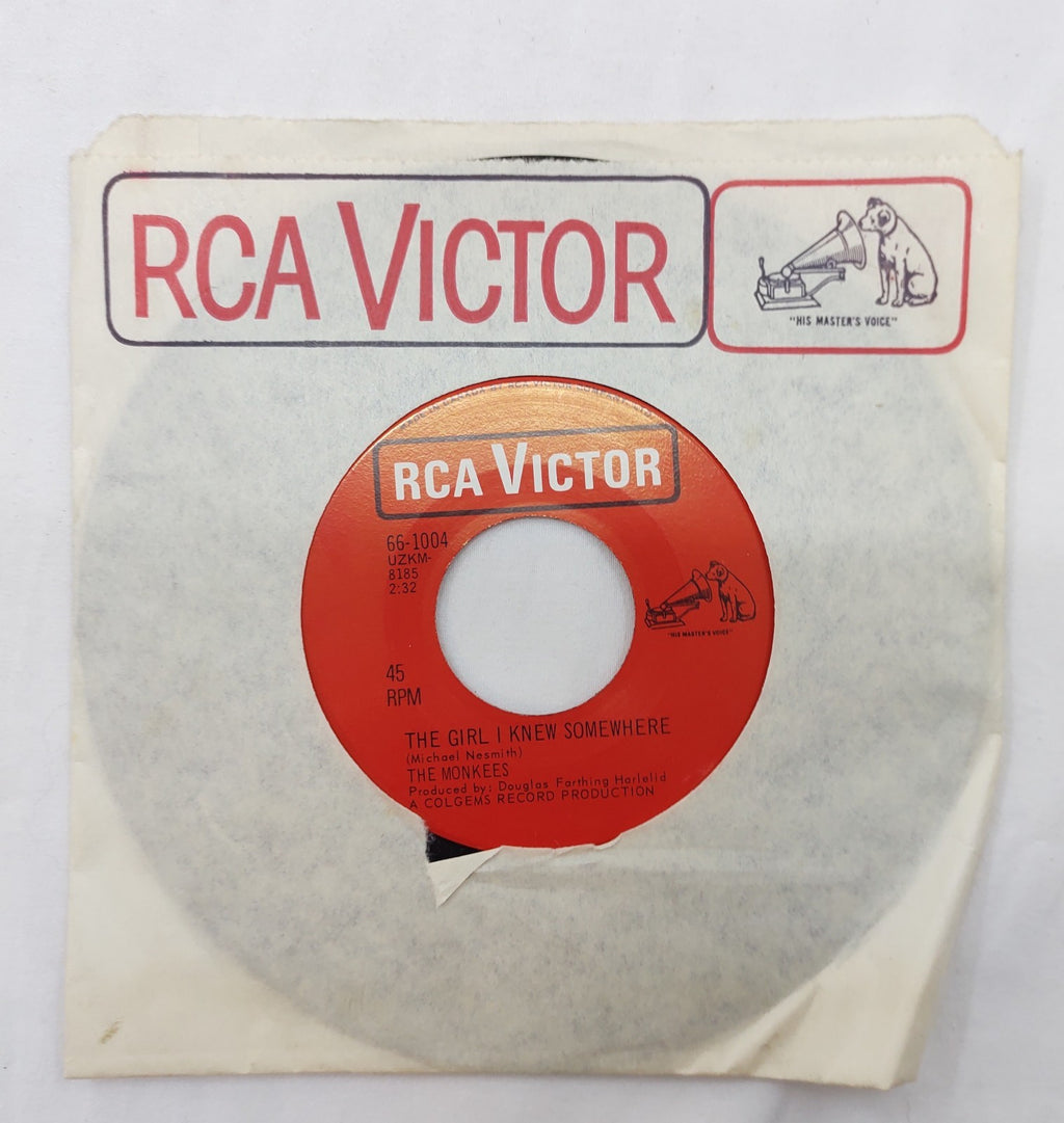 The Monkees A Little Bit Me A Little Bit You 45 RPM 7" Rock Vinyl Single