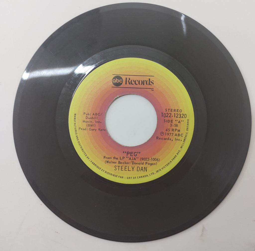 Steely Dan I Got the News / Peg 7" 45 Vinyl Single 1977 ABC 1022-12320