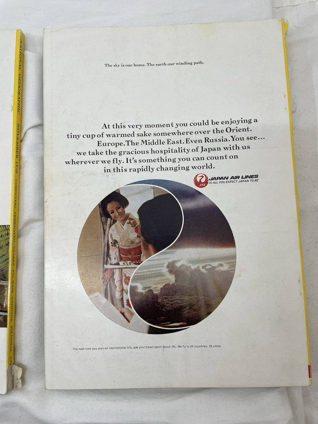 Nat Geo Mag Lot Jul–Dec 1970 Slipcvr Vtg Set Travel World Decor Collect