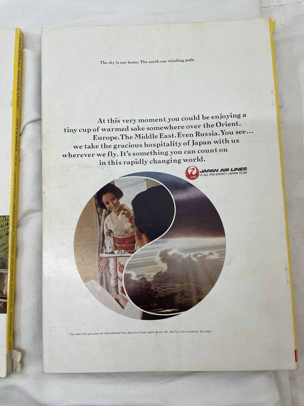 Nat Geo Mag Lot Jul–Dec 1970 Slipcvr Vtg Set Travel World Decor Collect