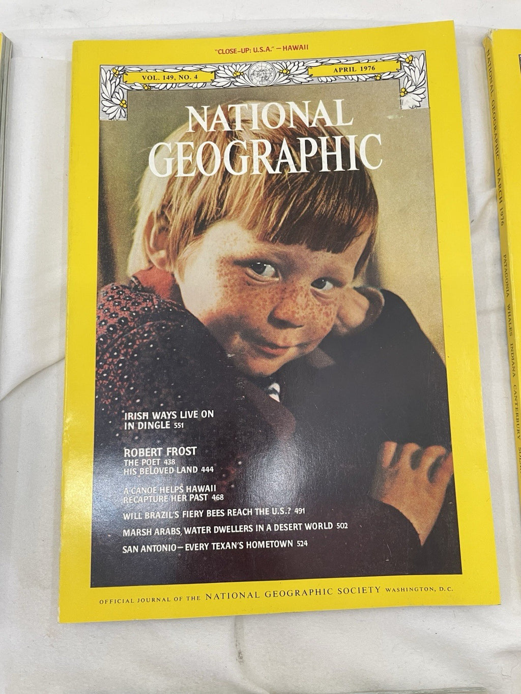 Nat Geo Jan–Jun 1976 Slipcover Set | Science, Nature, Travel Magazine