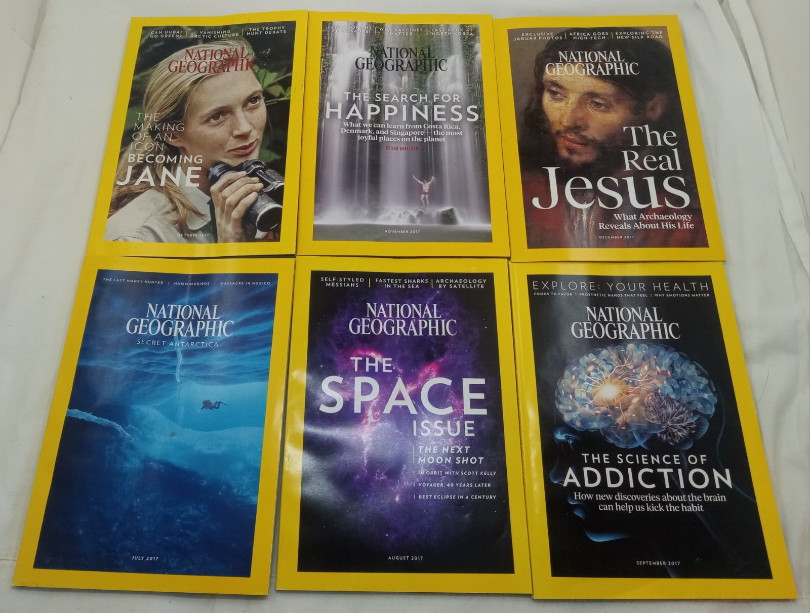 Nat Geo Magazine With Slipcover July To December 2017