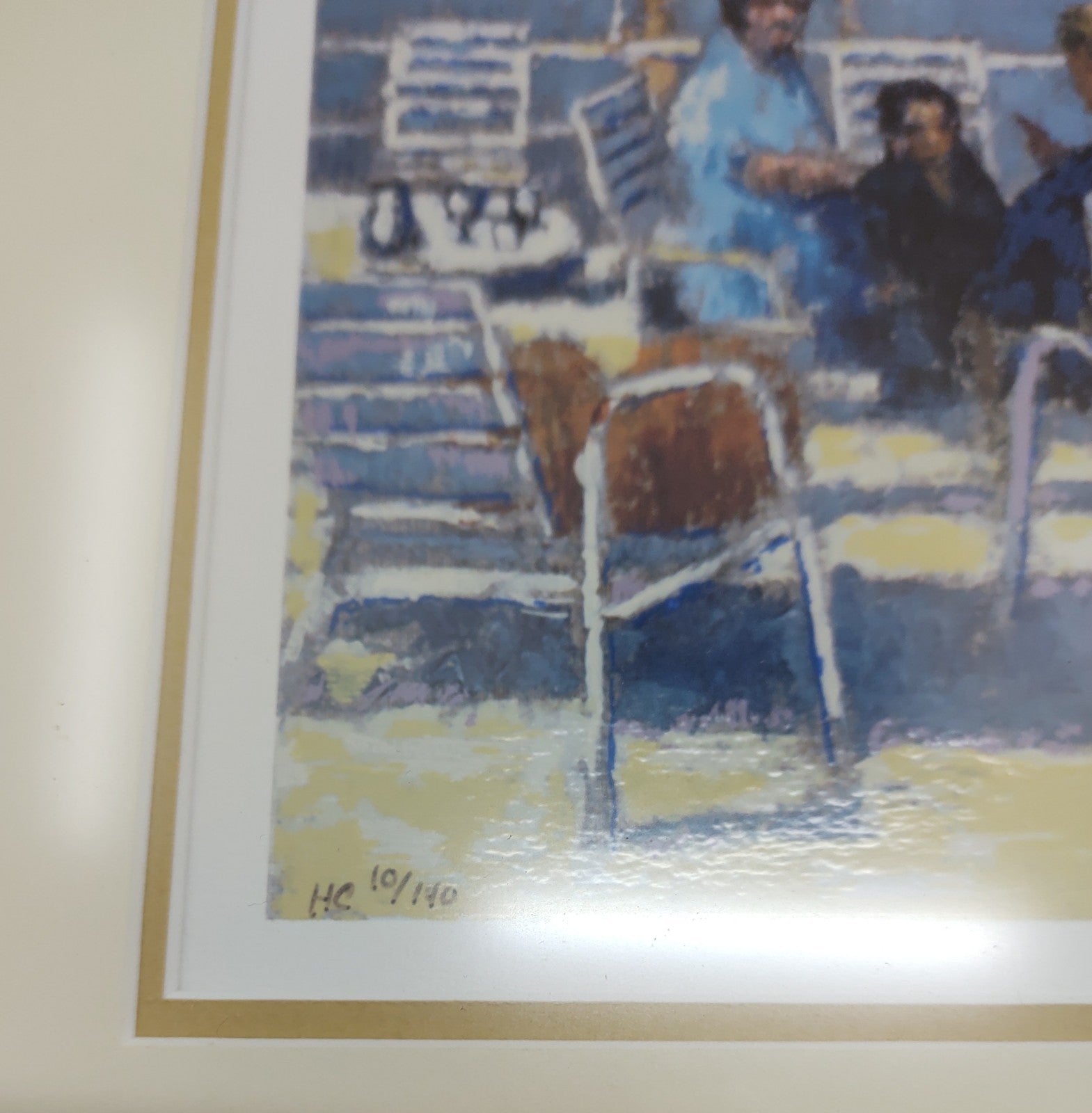 André Bardet Aux Baleares HC 10/140 Hand Signed Seriolithograph Framed