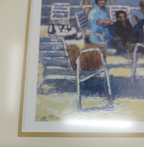 André Bardet Aux Baleares HC 10/140 Hand Signed Seriolithograph Framed