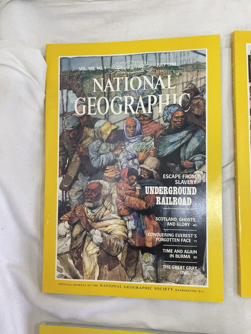 Nat Geo Lot Jul–Dec 1984 w/ Slipcover | Culture, Travel, Geography