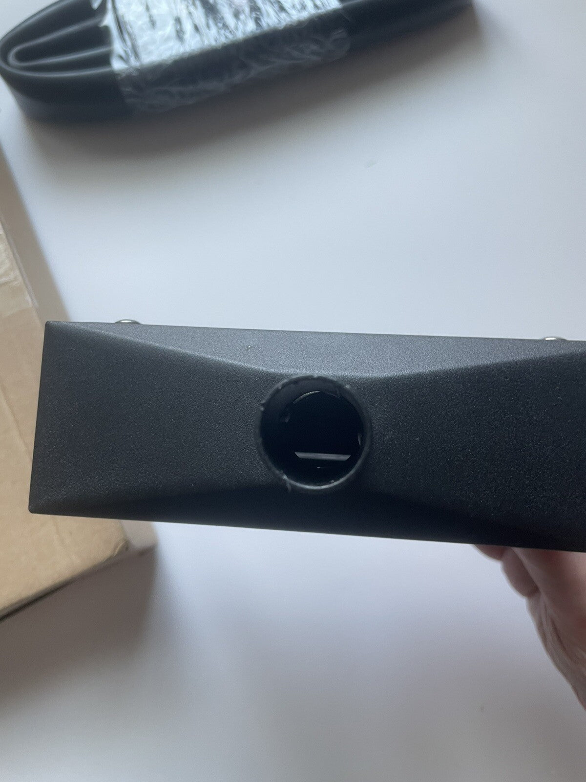 Black Metal Grease Catcher Drain – Flat Top Grill Drip Pan Accessory, Easy Clean