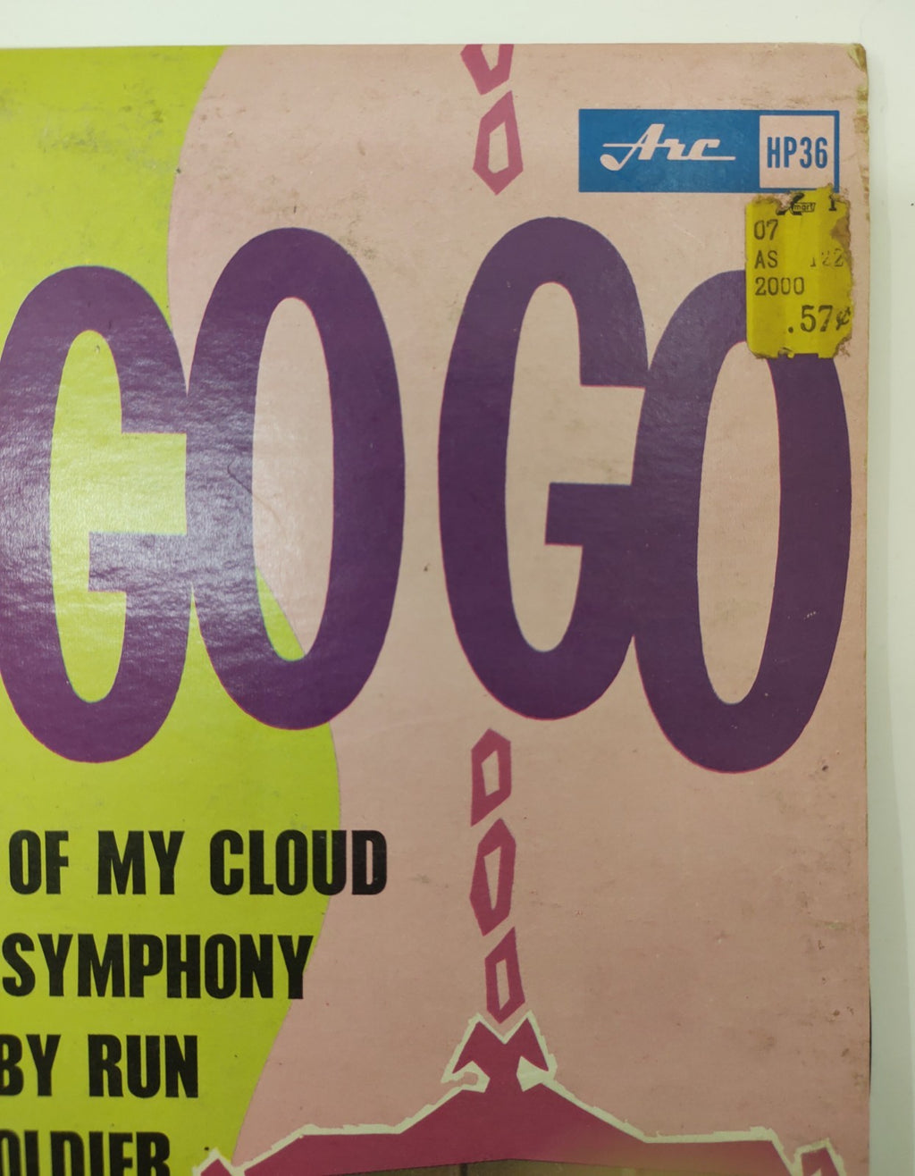 Hits A Go Go (1966) Arc Records Vinyl LP – Pop Rock Cover Songs Canada