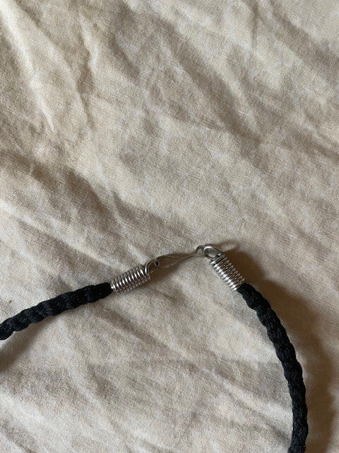 Artisan Seashell Necklace – Fork Setting Pendant Unique Handmade Jewelry