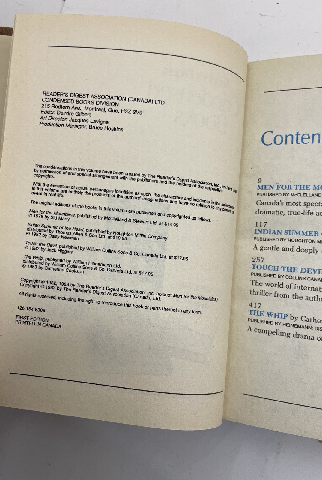 1983 Reader's Digest Condensed 1st Ed HC Leather Gilt Vtg NM Anthology