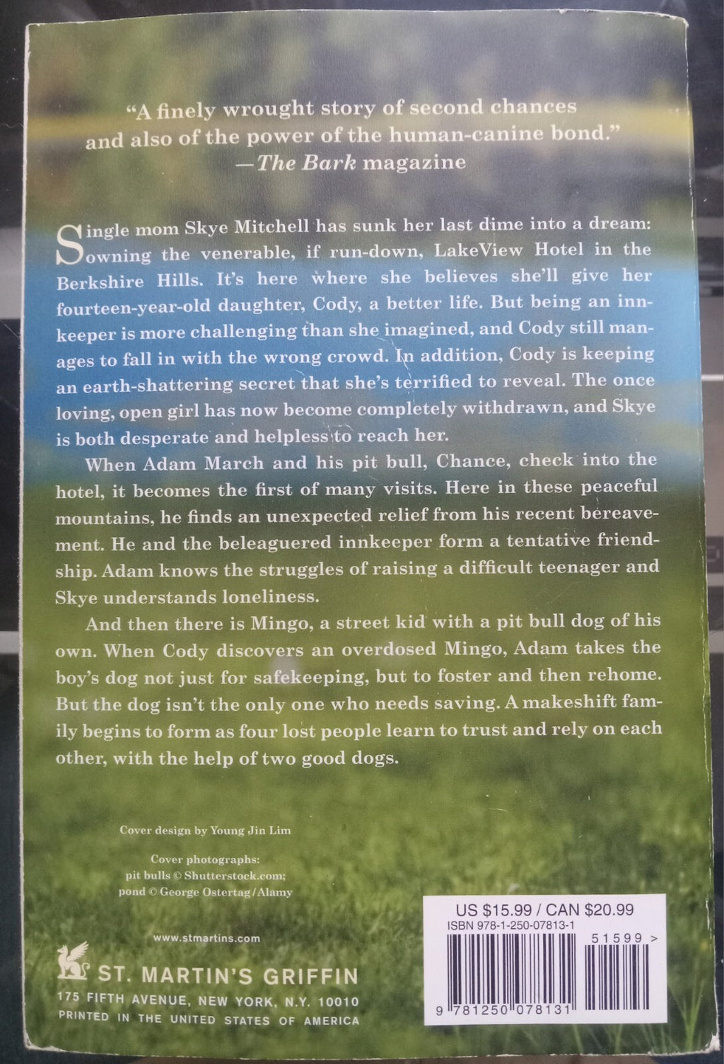 Two Good Dogs by Susan Wilson – 2017 Fiction PB VG+
